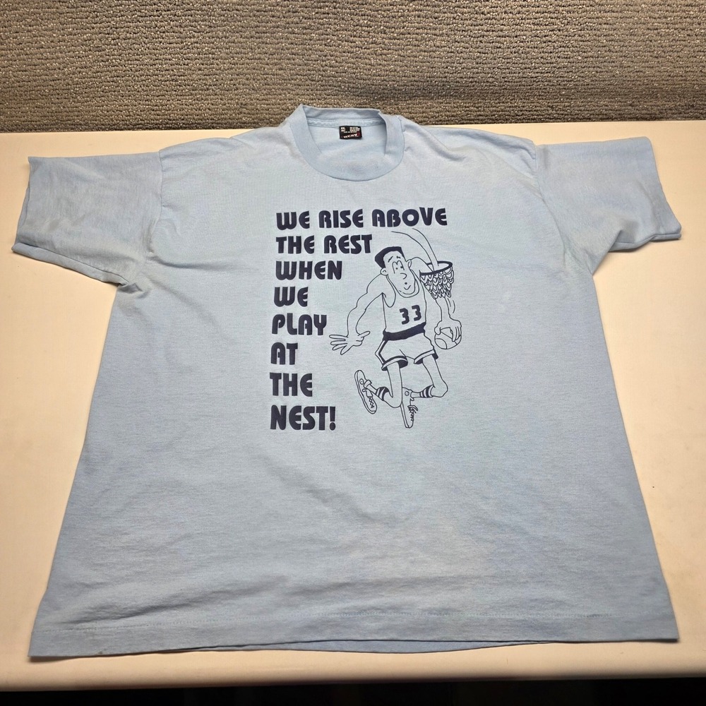 Vintage Fruit of the Loom Best Basketball T-Shirt XXL Single Stitch USA Made